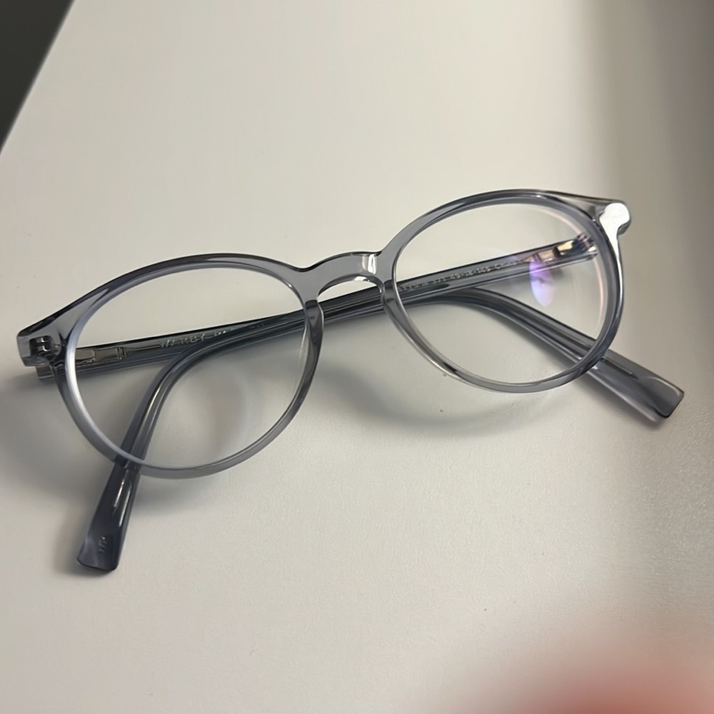 Warby Parker Watts Hudson Blue Eyeglasses - Picture 2 of 5
